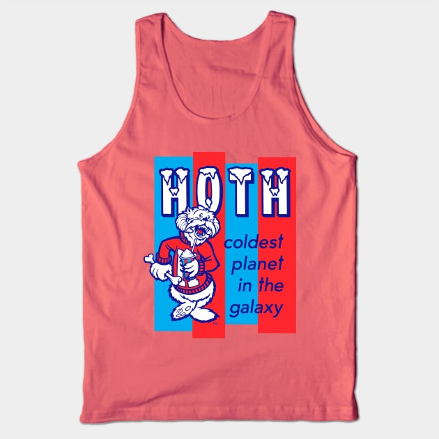 HOTH: COLDEST IN THE GALAXY Tank Top by beastpop